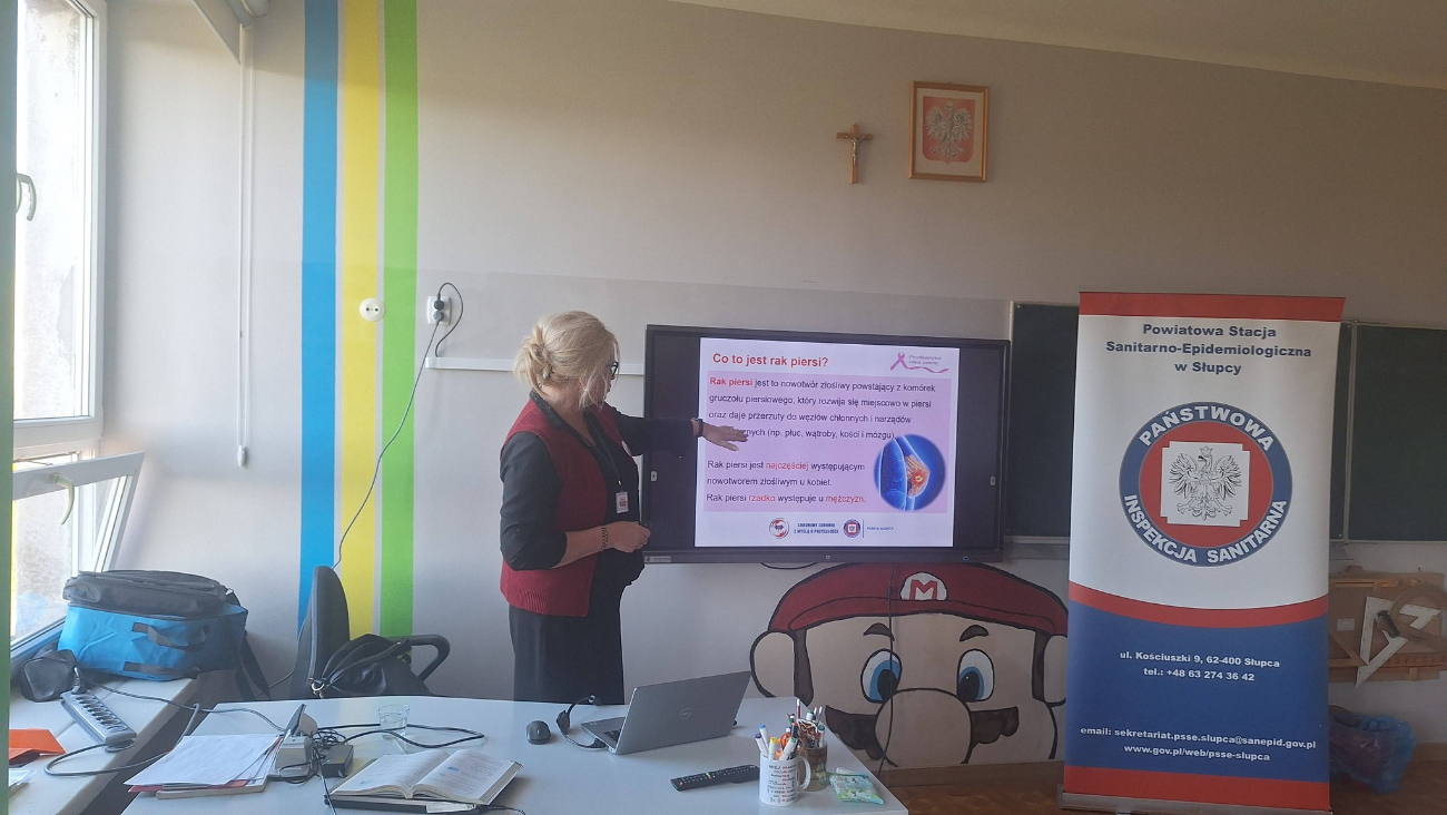 O profilaktyce raka piersi w Cieninie Zabornym