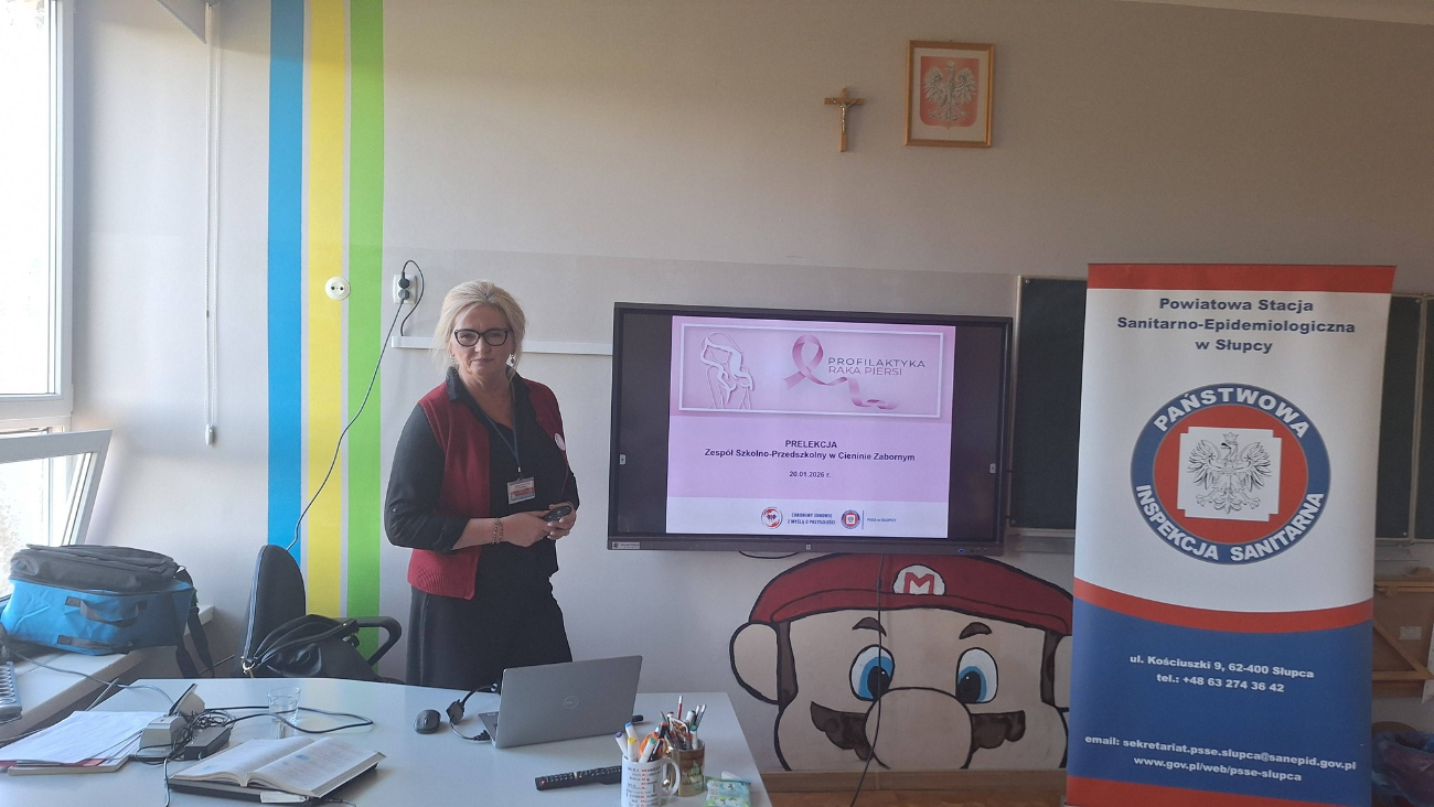 O profilaktyce raka piersi w Cieninie Zabornym