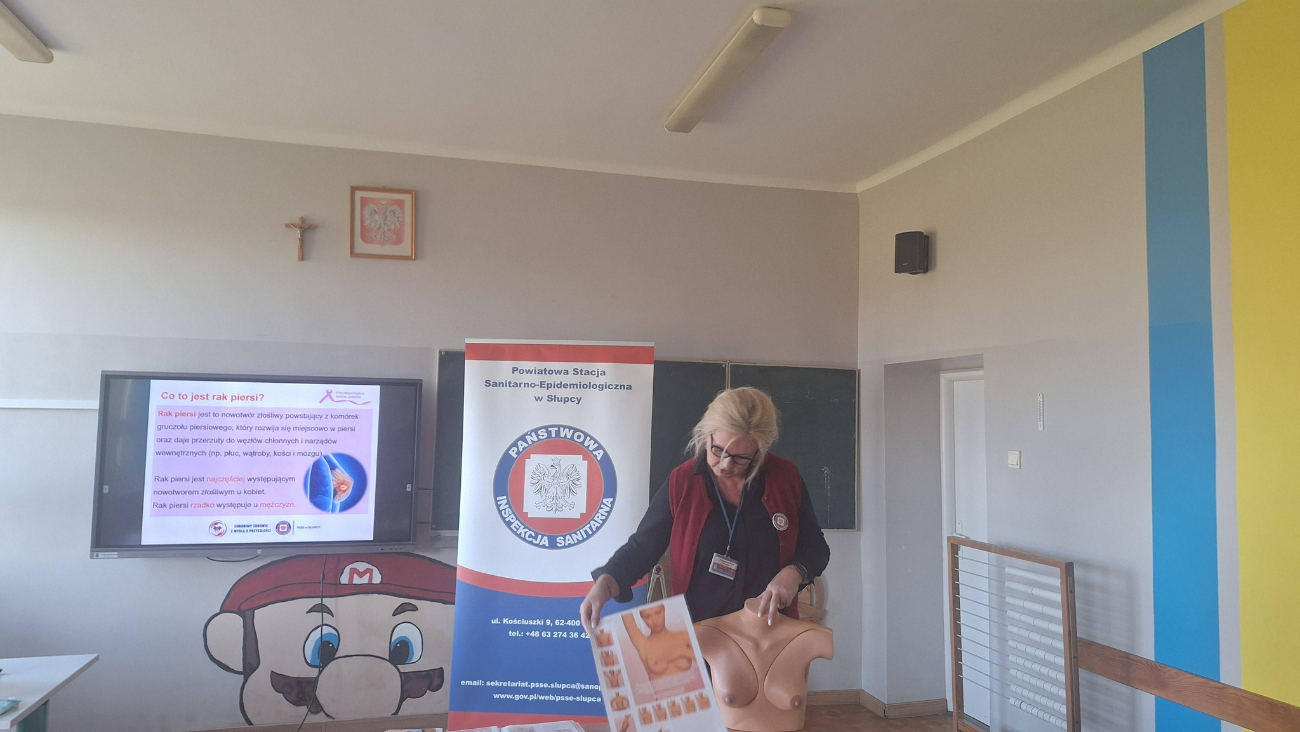 O profilaktyce raka piersi w Cieninie Zabornym