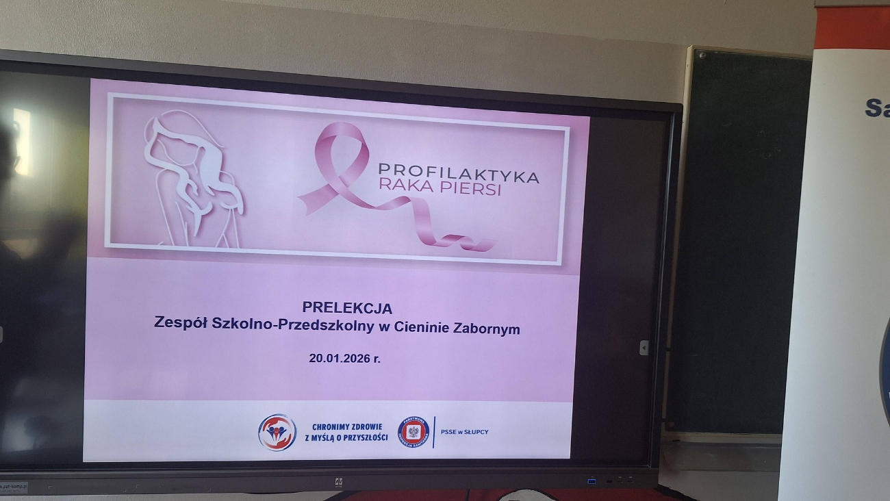 O profilaktyce raka piersi w Cieninie Zabornym