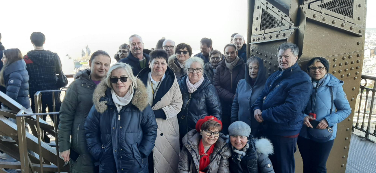 Zagórowianie w Paryżu. Podziwiają wyjątkowe widoki