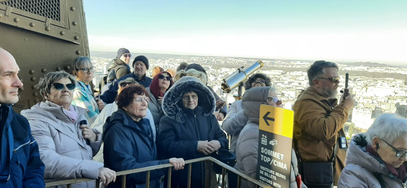 Zagórowianie w Paryżu. Podziwiają wyjątkowe widoki