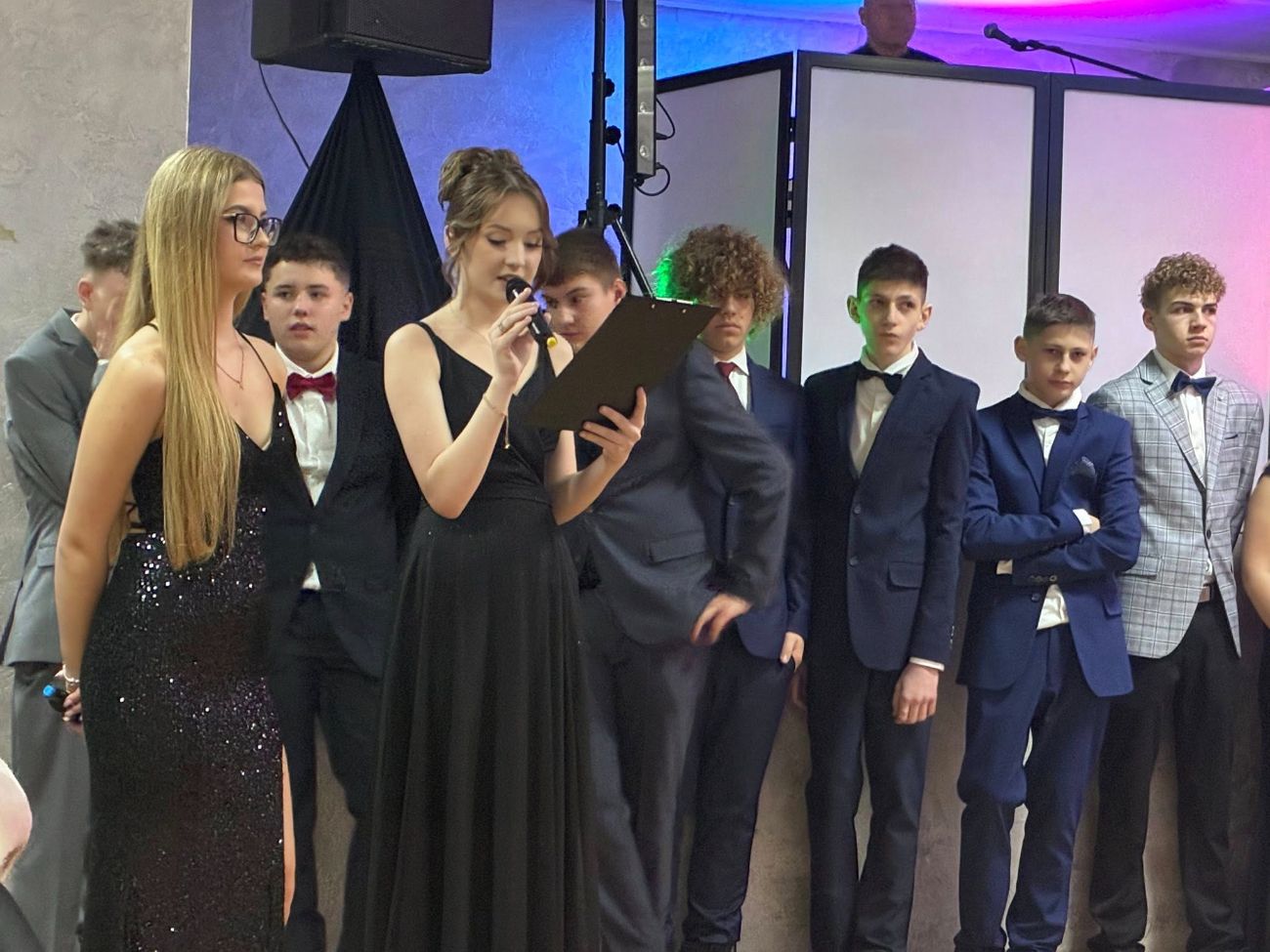 Bal VIII klasy w  Cieninie Kościelnym