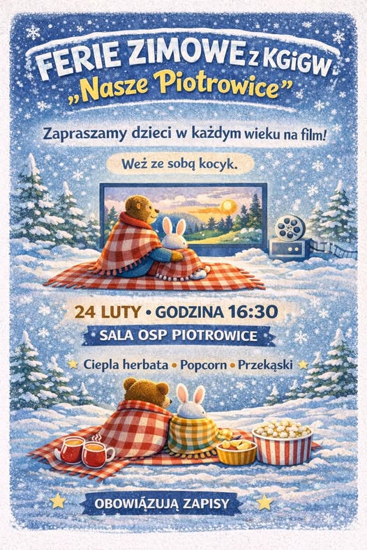 Zapraszają w ferie do Piotrowic