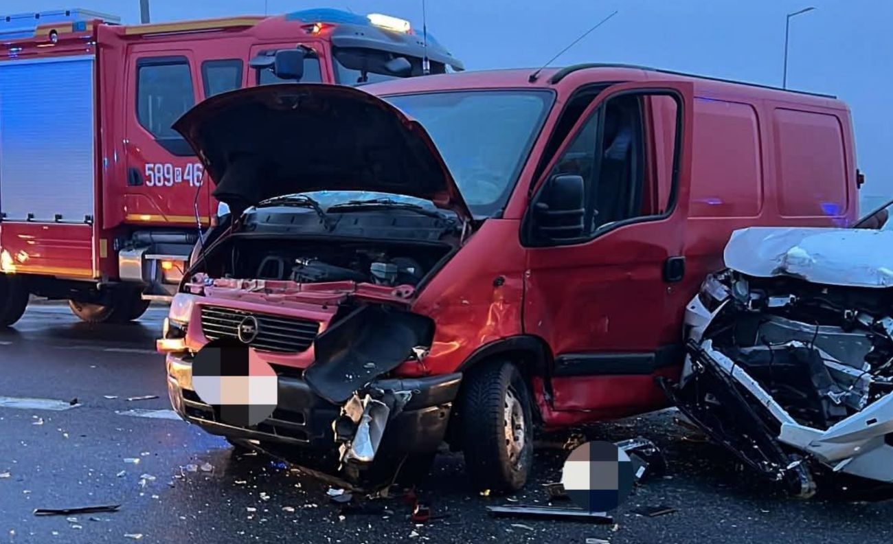 Kolejne zderzenie w tym miejscu. Droga była zablokowana