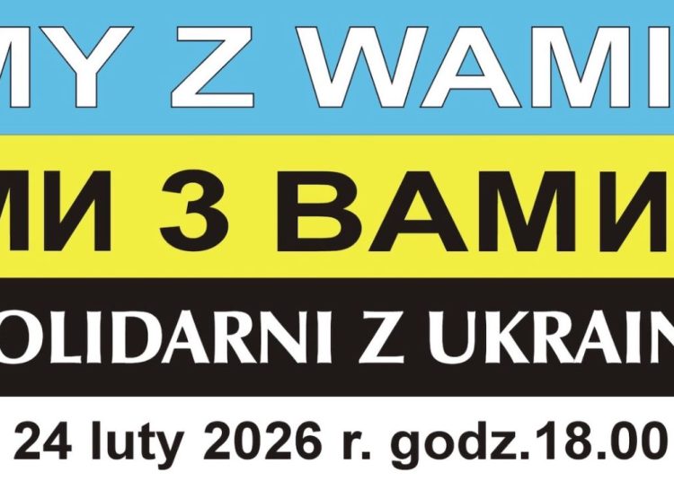 Zapraszają na wiec. Solidarni z Ukrainą