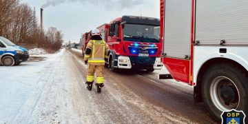 Służby interweniowały w zakładzie. Jedna osoba w szpitalu