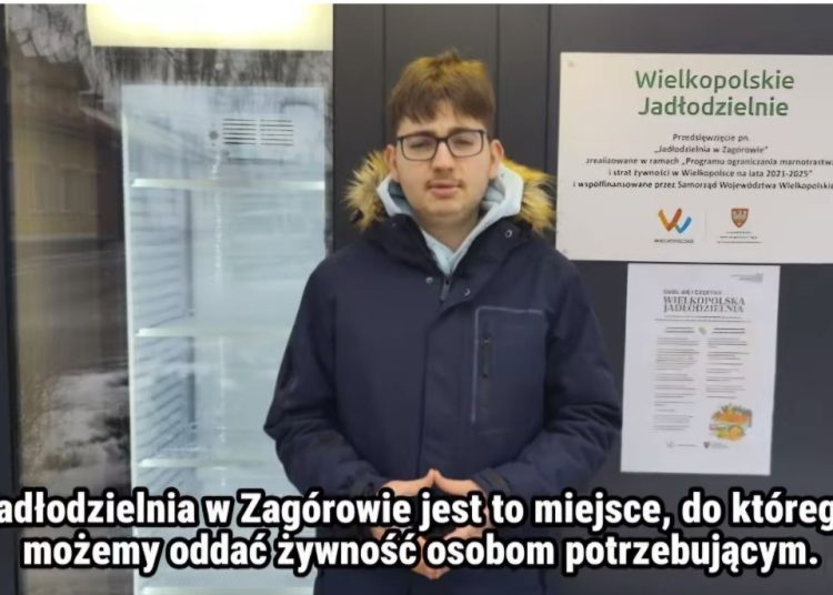 Uczniowie promują jadłodzielnię