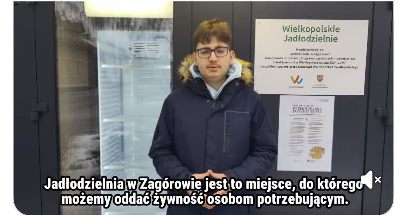 Uczniowie promują jadłodzielnię