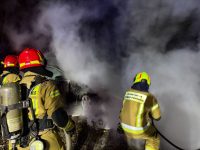 Pożar w Kowalewie. „Sytuacja wyglądała groźnie”