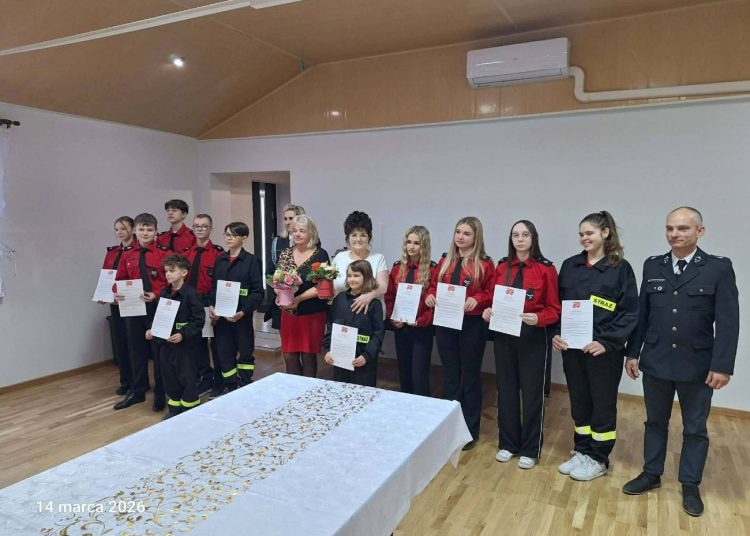 Młodzieżowa Drużyna Pożarnicza w Rozalinie rozwija skrzydła