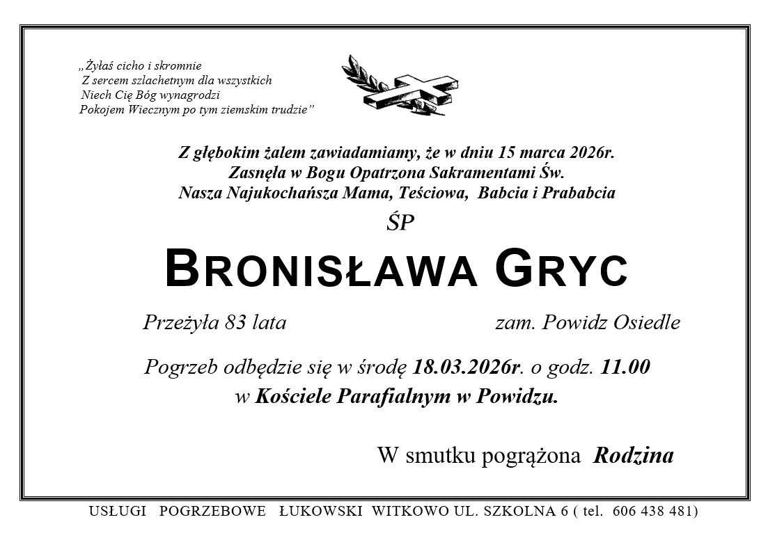 Bronisława Gryc