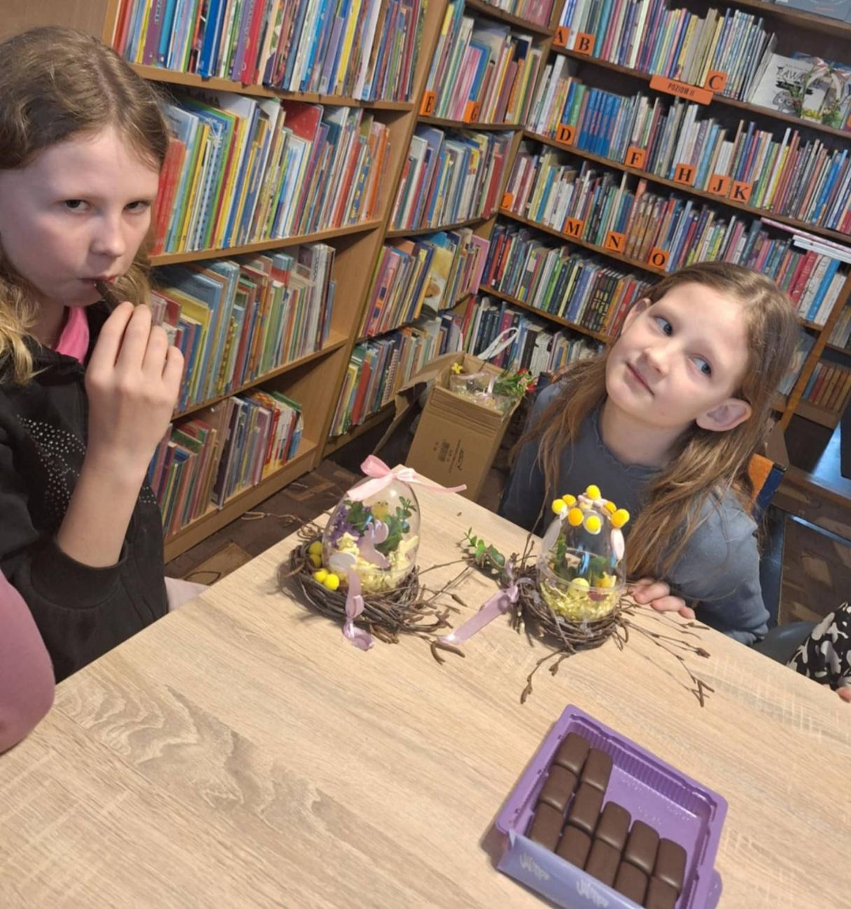 Świąteczne warsztaty w cienińskiej bibliotece