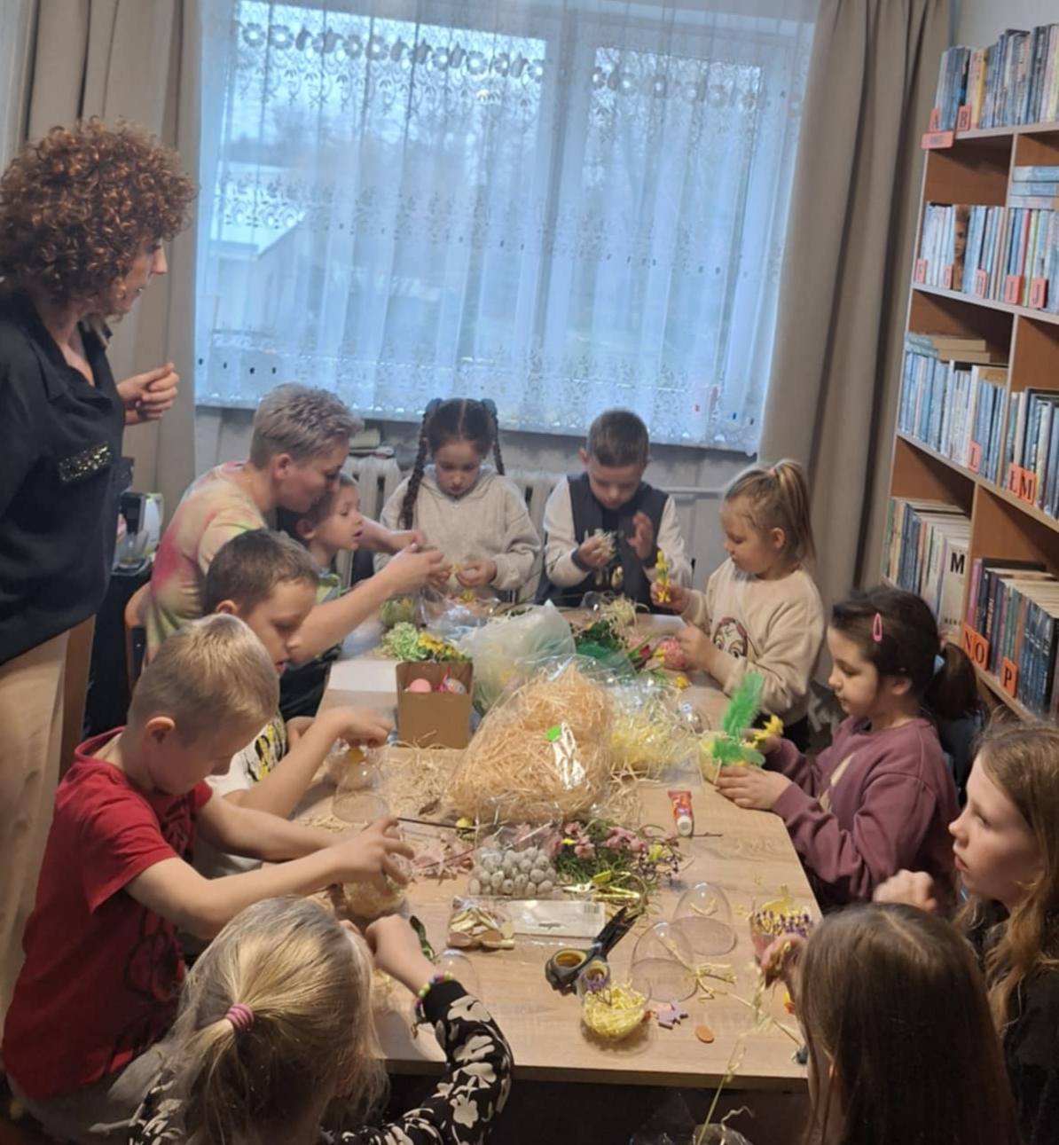 Świąteczne warsztaty w cienińskiej bibliotece
