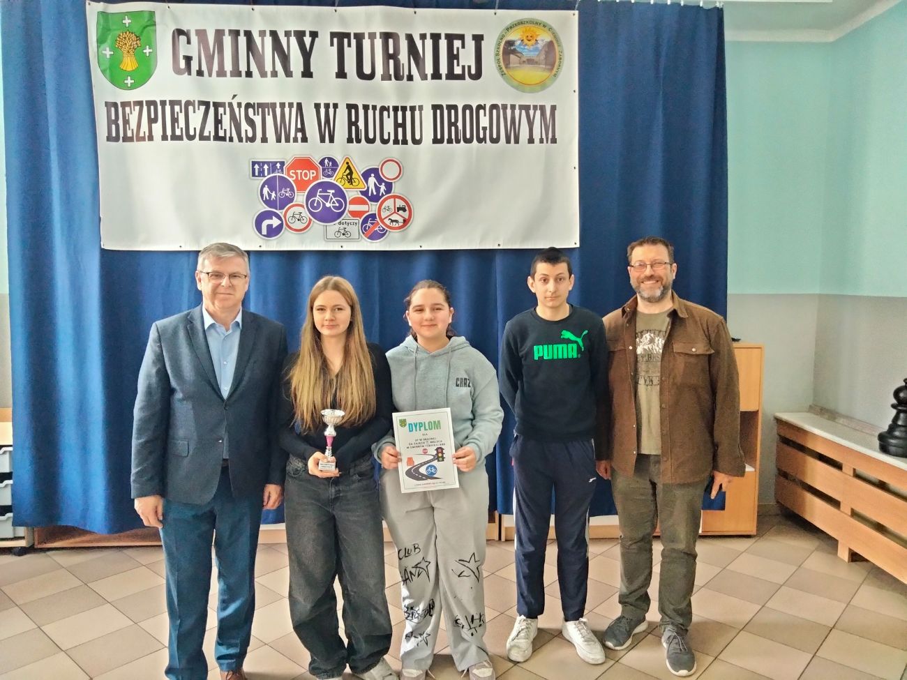 Gminny Etap Turnieju Bezpieczeństwa w Ruchu Drogowym o Puchar Wójta Gminy Słupca