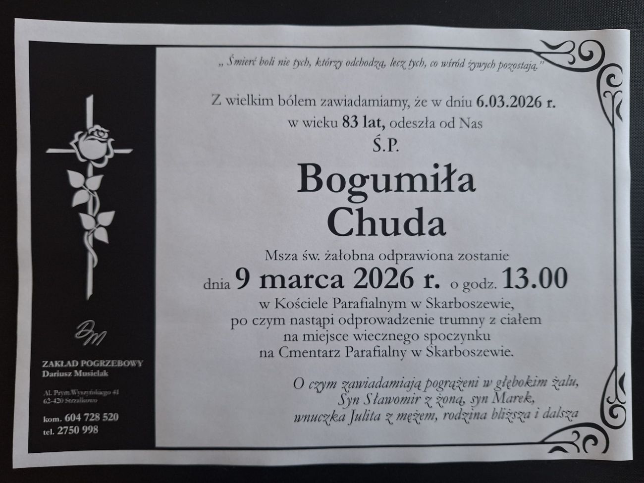 Bogumiła Chuda