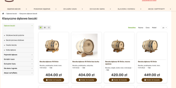 Produkty bednarskie Bonpos