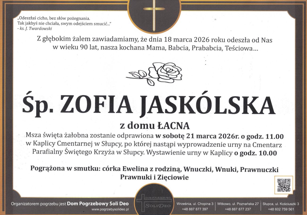 Zofia Jaskólska