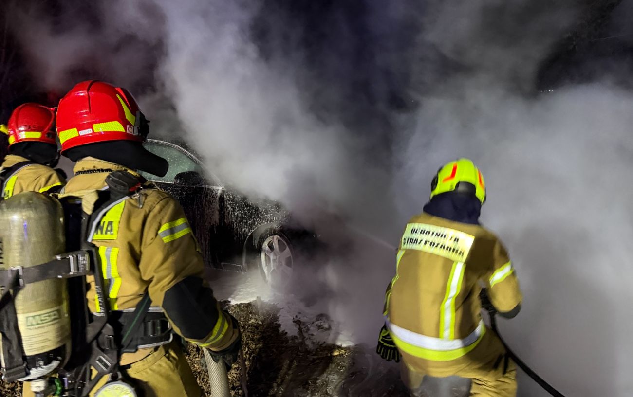 Pożar w Kowalewie. „Sytuacja wyglądała groźnie”