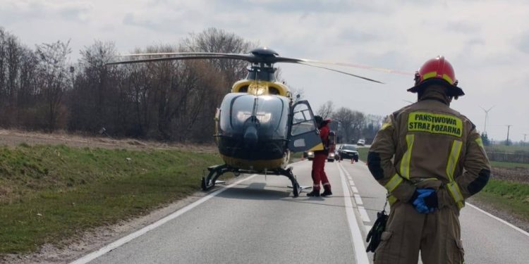 W okolicy: Poważny wypadek. Wezwali helikopter