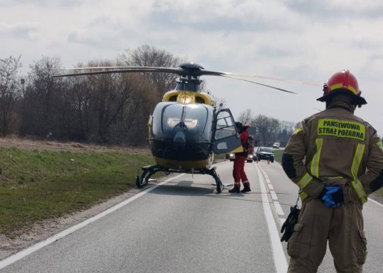 W okolicy: Poważny wypadek. Wezwali helikopter