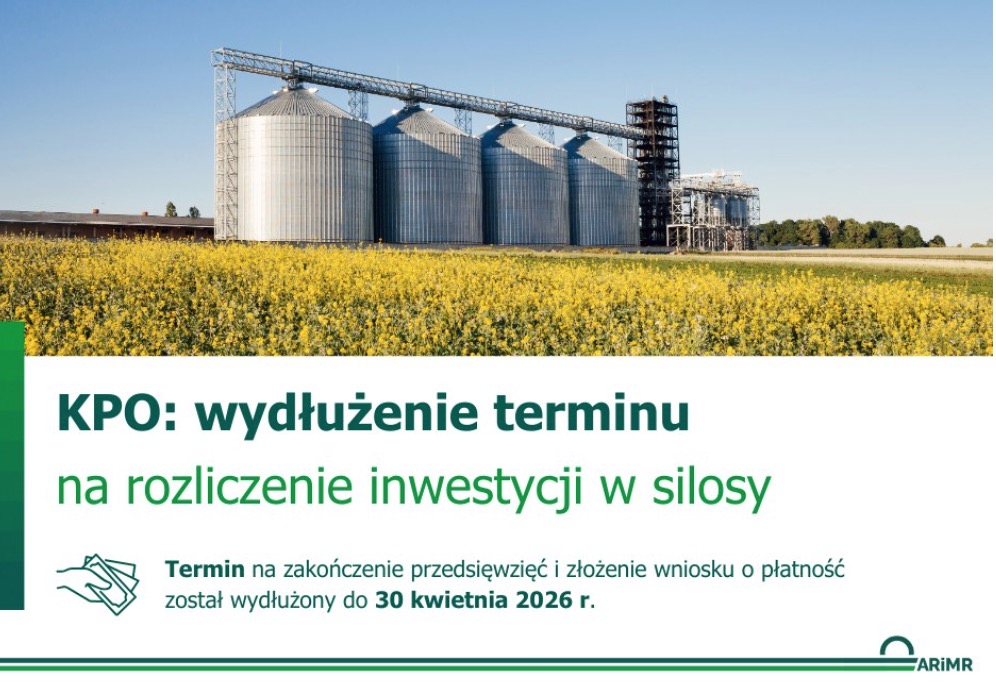Dłuższy czas na rozliczenie inwestycji w silosy z KPO