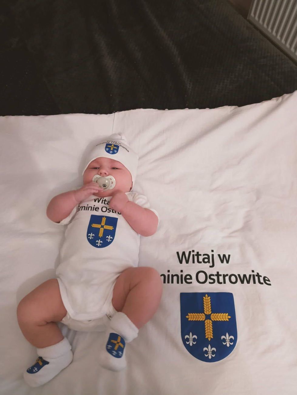 Wójt odwiedził najmłodszych mieszkańców gminy