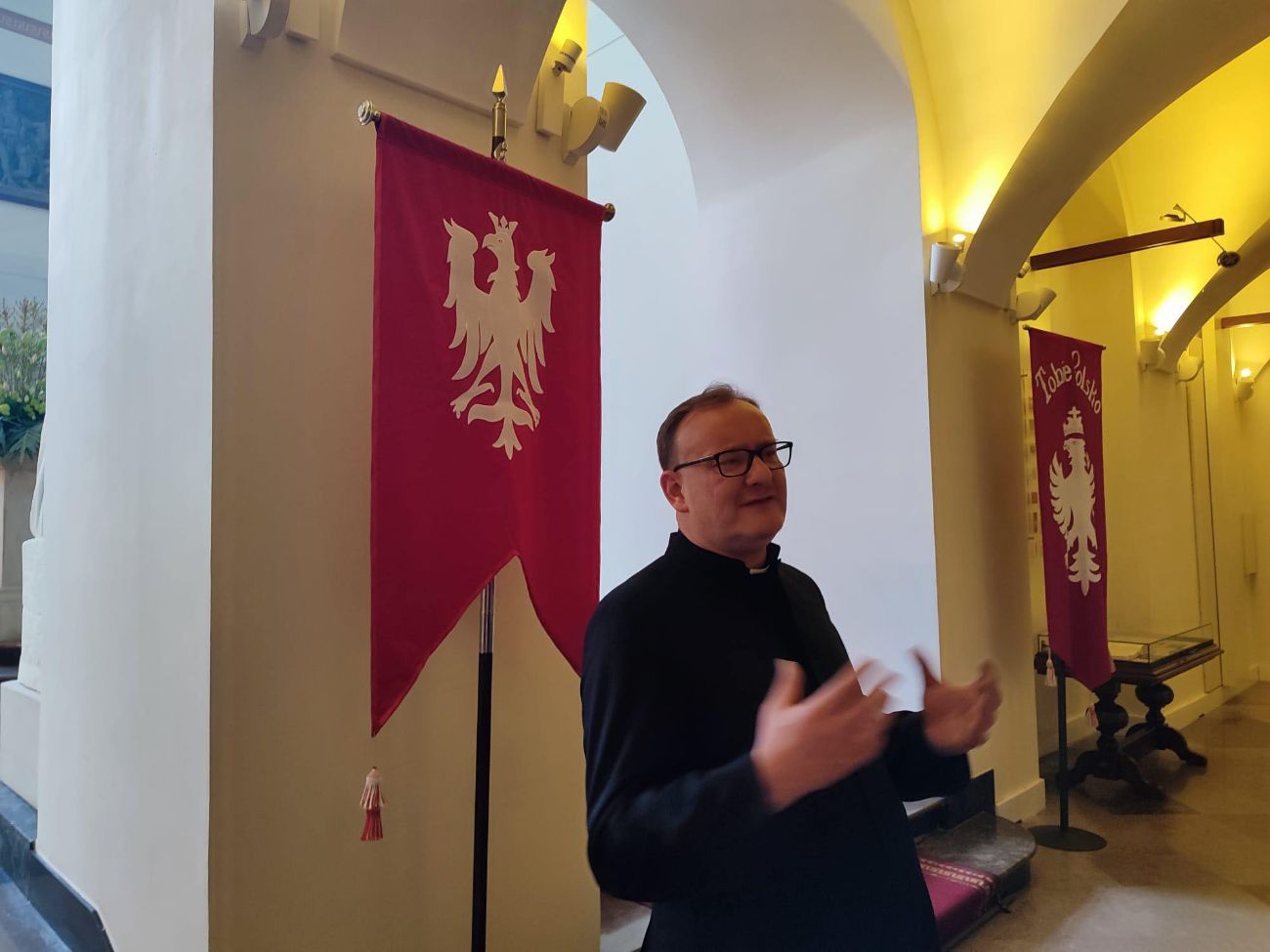 Salezjanie z młodzieżą oratoryjną i parafianami z Lądu w Pałacu Prezydenckim