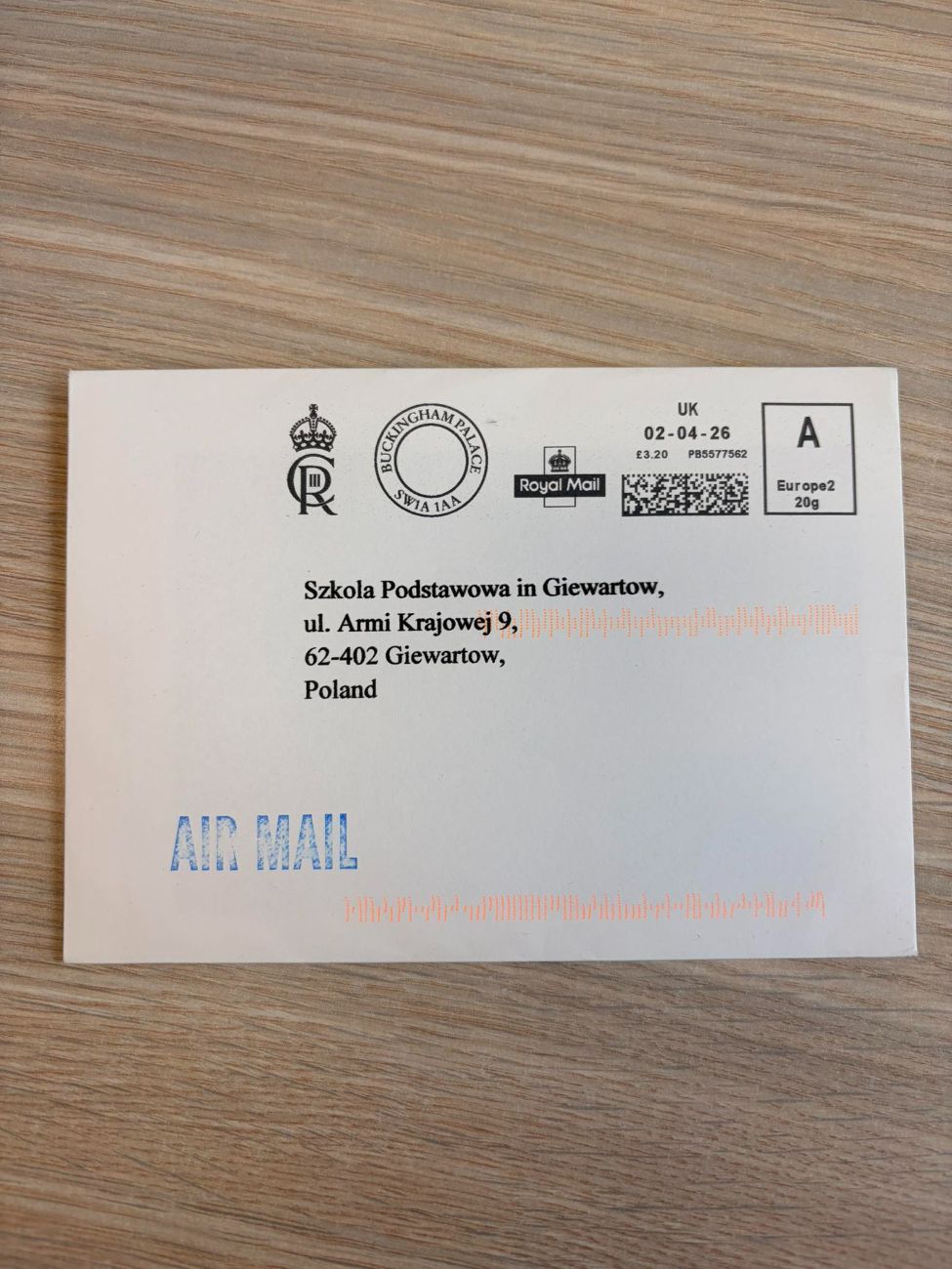 Rodzina królewska wysłała list do Giewartowa