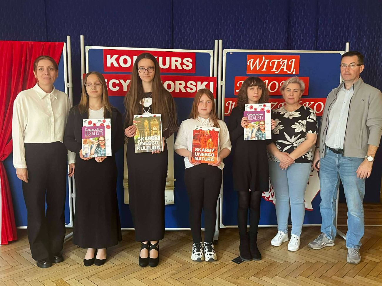 Kotunia – etap szkolny Gminnego Konkursu Recytatorskiego Wierszy o Tematyce Patriotycznej ,,WITAJ, MAJOWA JUTRZENKO”