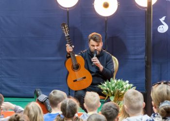 Spotkał się z uczniami z Wólki