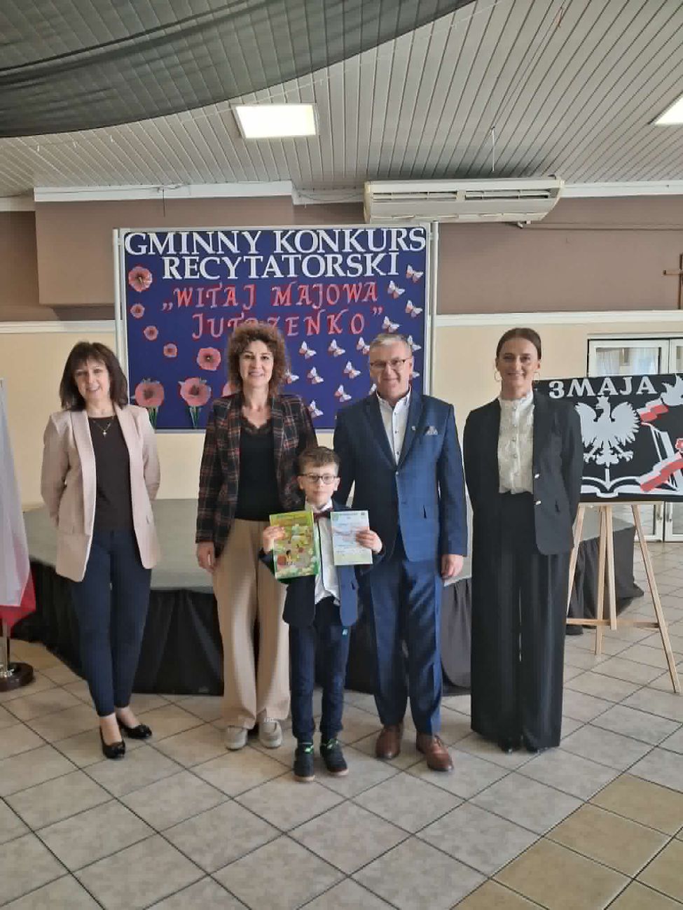 Gminny Konkurs Recytatorski wierszy o tematyce patriotycznej „Witaj Majowa Jutrzenko”