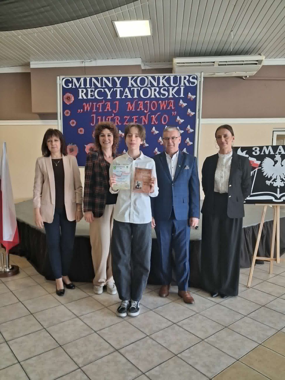 Gminny Konkurs Recytatorski wierszy o tematyce patriotycznej „Witaj Majowa Jutrzenko”