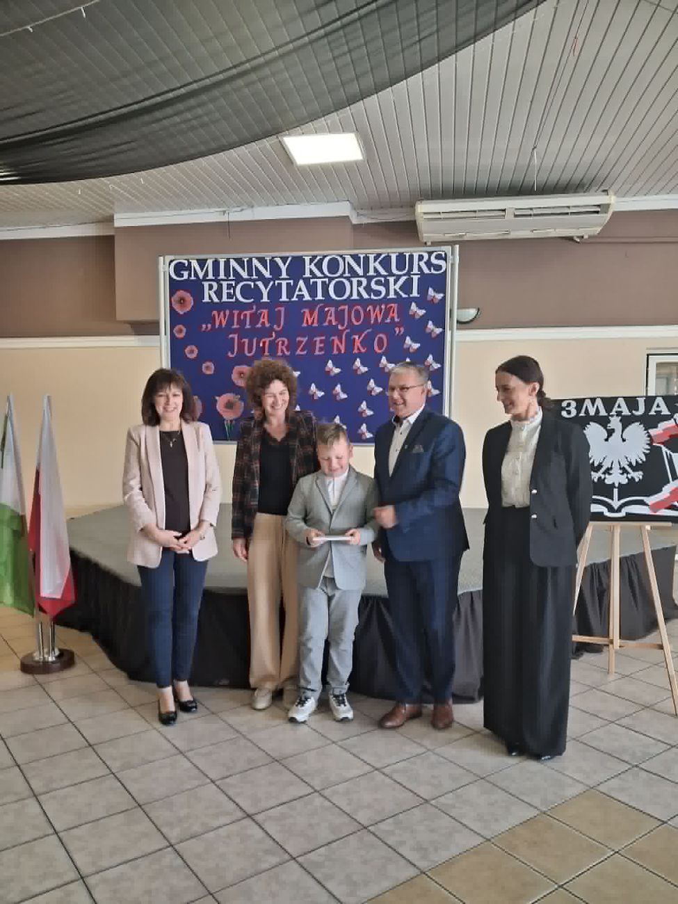 Gminny Konkurs Recytatorski wierszy o tematyce patriotycznej „Witaj Majowa Jutrzenko”