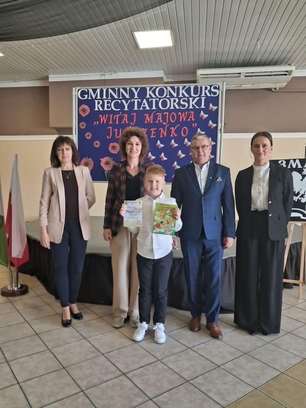 Gminny Konkurs Recytatorski wierszy o tematyce patriotycznej „Witaj Majowa Jutrzenko”