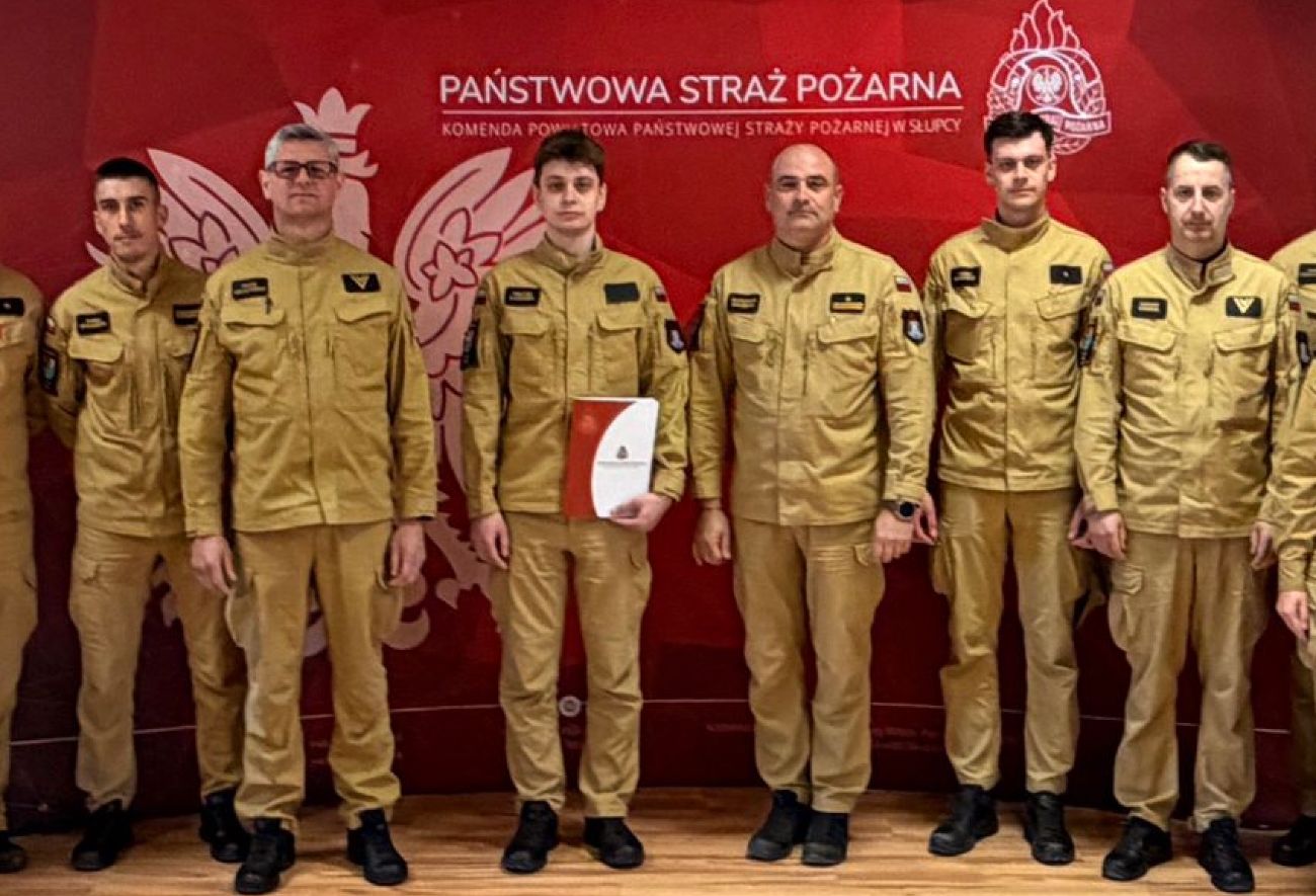 Nowy funkcjonariusz w słupeckiej komendzie