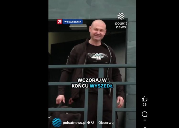 W Polsat News o jego wyjściu na wolność. Zobacz materiał