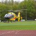 Na słupeckim stadionie lądował helikopter LPR