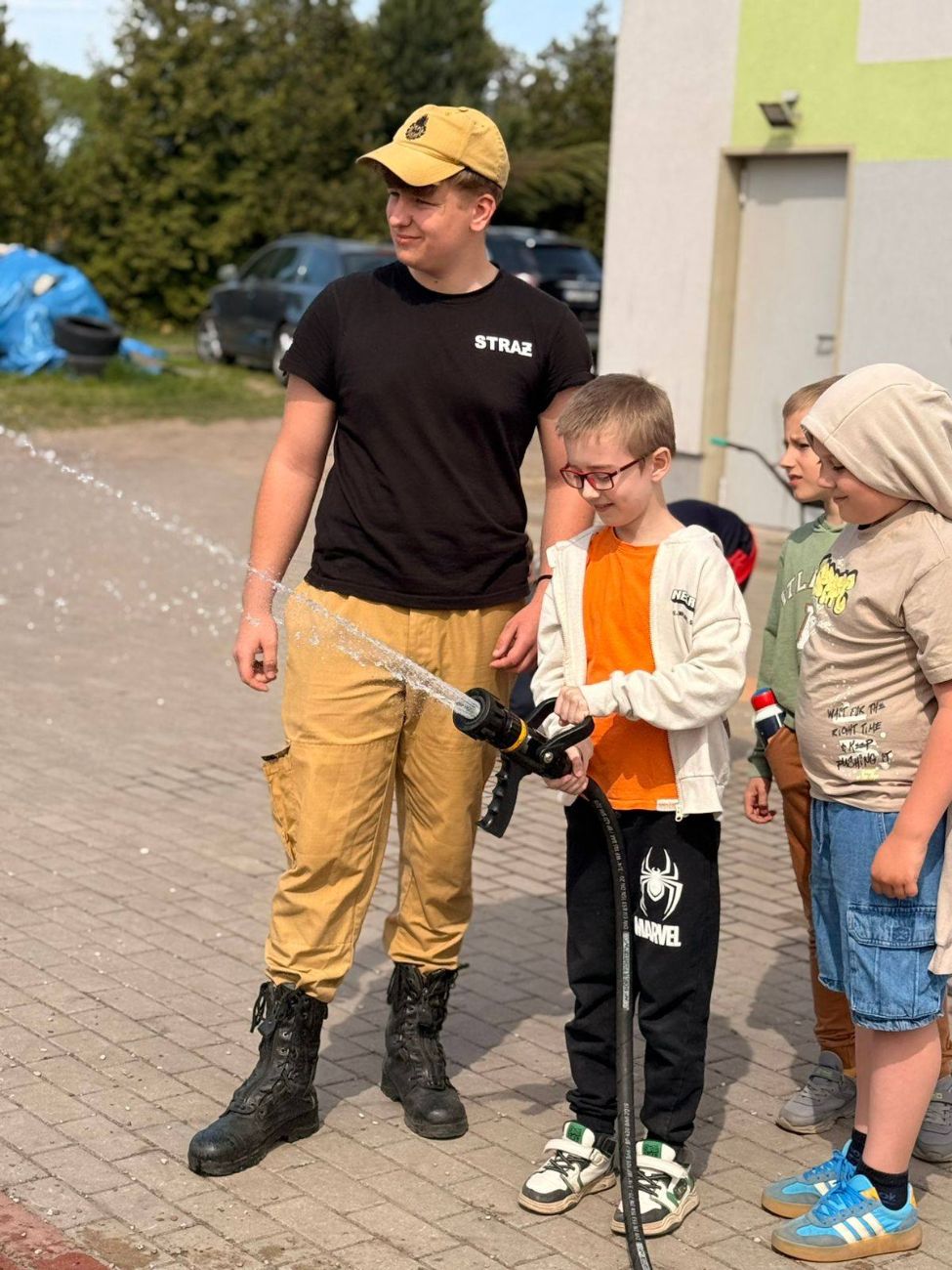 Spotkanie ze strażakami w Ciążeniu
