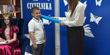 Pasowanie na czytelnika w Kotuni
