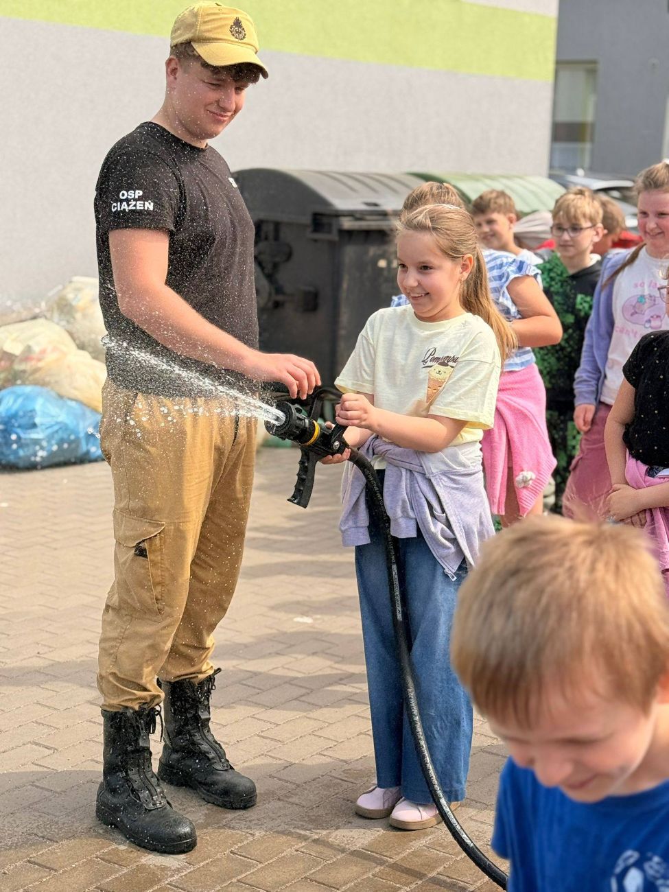 Spotkanie ze strażakami w Ciążeniu