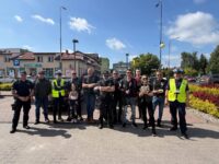 Policjanci i motocykliści z ważnym przekazem