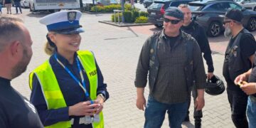 Policjanci i motocykliści z ważnym przekazem
