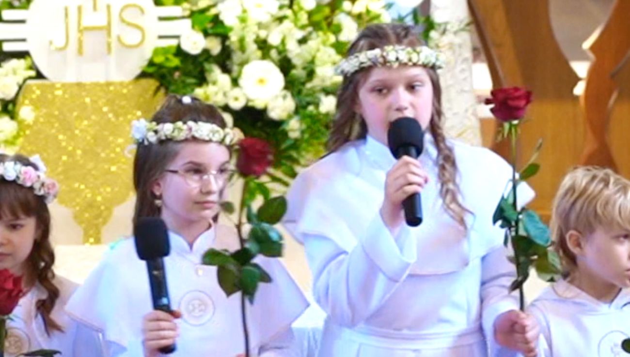 To był najbardziej wzruszający moment uroczystości. Posłuchaj i zobacz