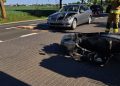Motocyklista w szpitalu, kierowcy osobówki zatrzymali prawo jazdu