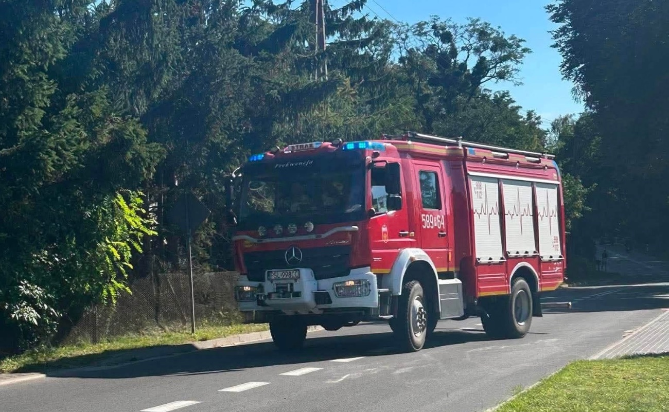 Niedziela nie dla wszystkich spokojna. Wypadek motocyklisty