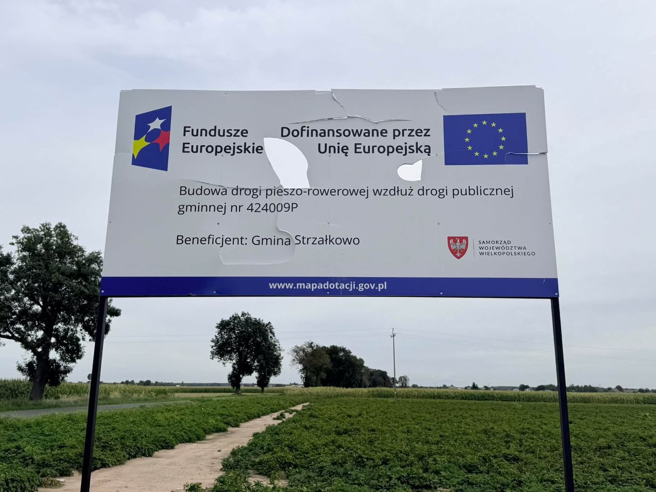 Nowe, a już zniszczone
