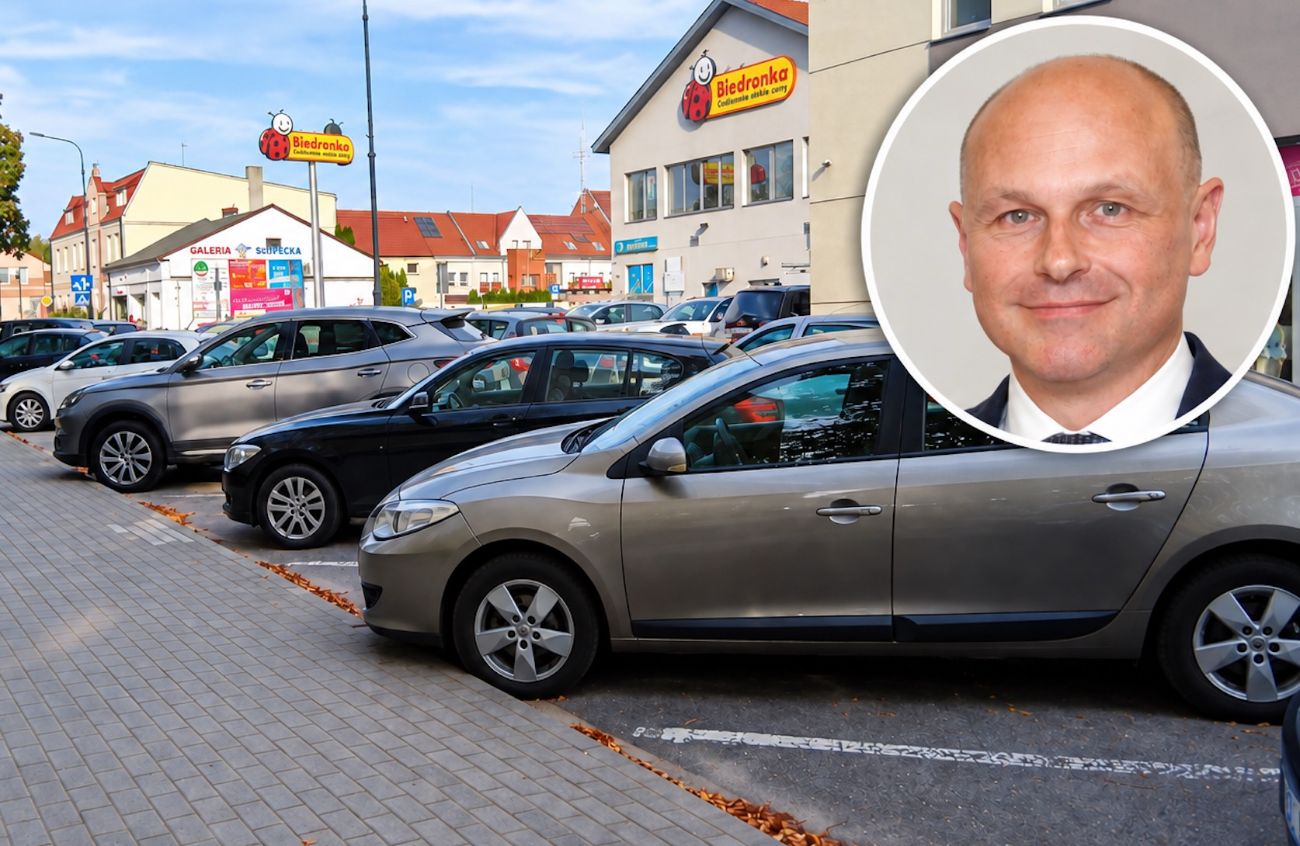 Problem z parkowaniem w centrum Słupcy. Radny interweniuje